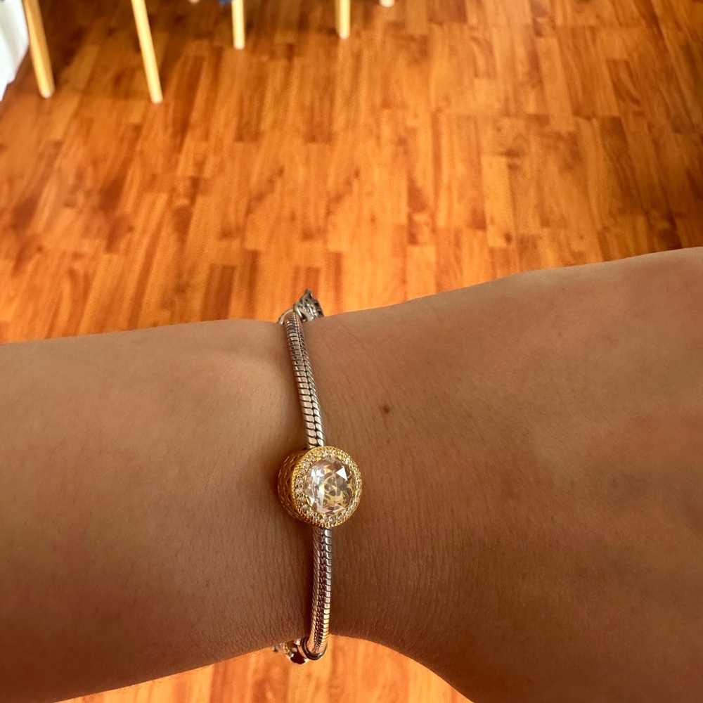 Pandora authentic gold bracelet charm